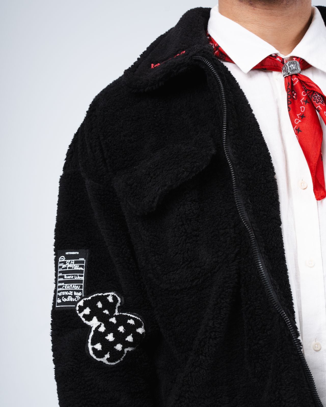 BLACK MAD-TED JACKET