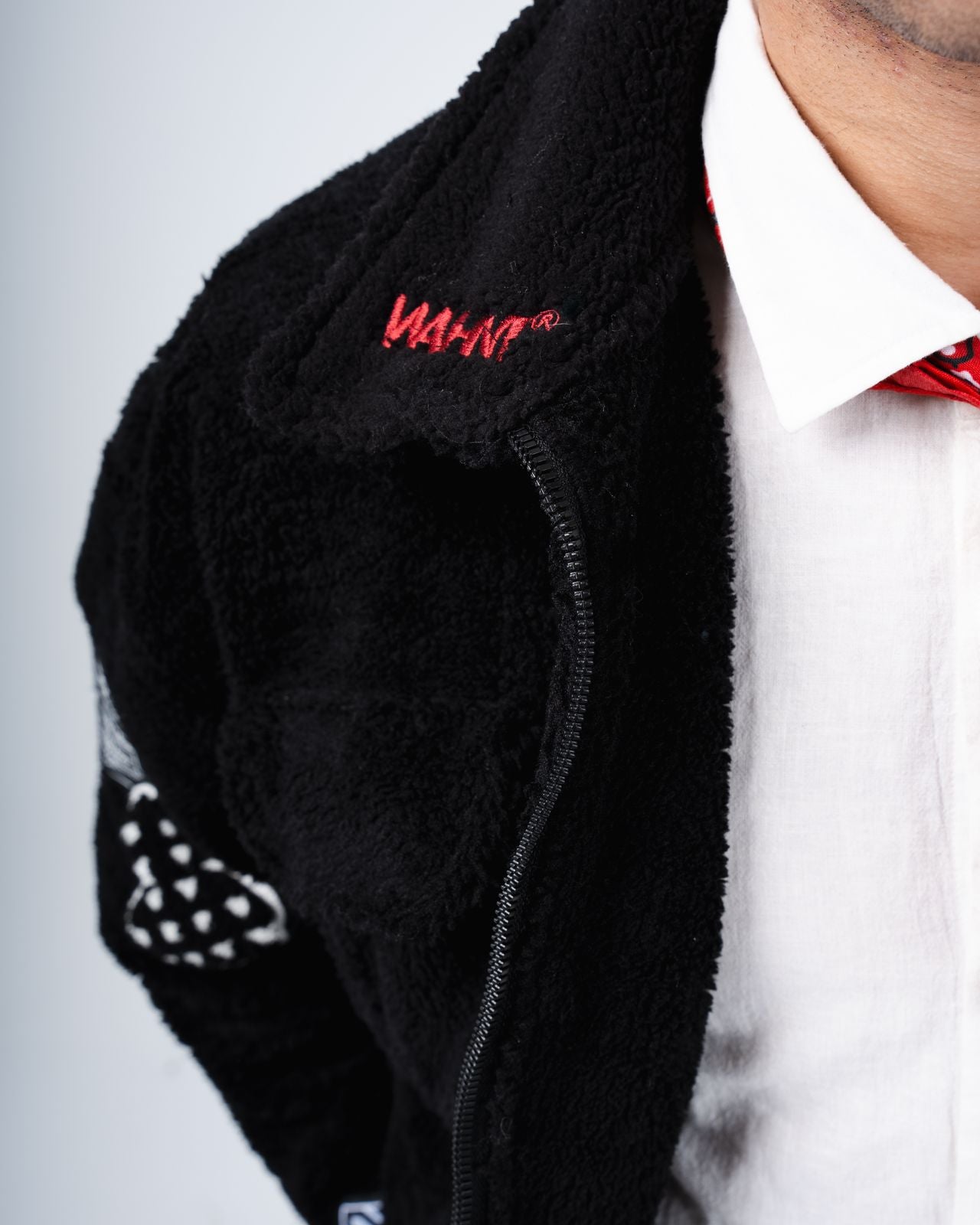 BLACK MAD-TED JACKET