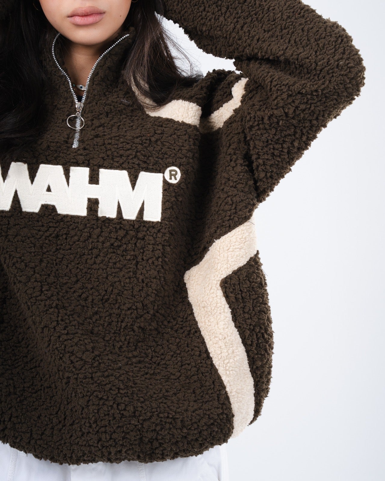DOUBLE-STAR FLEECE CREWNECK