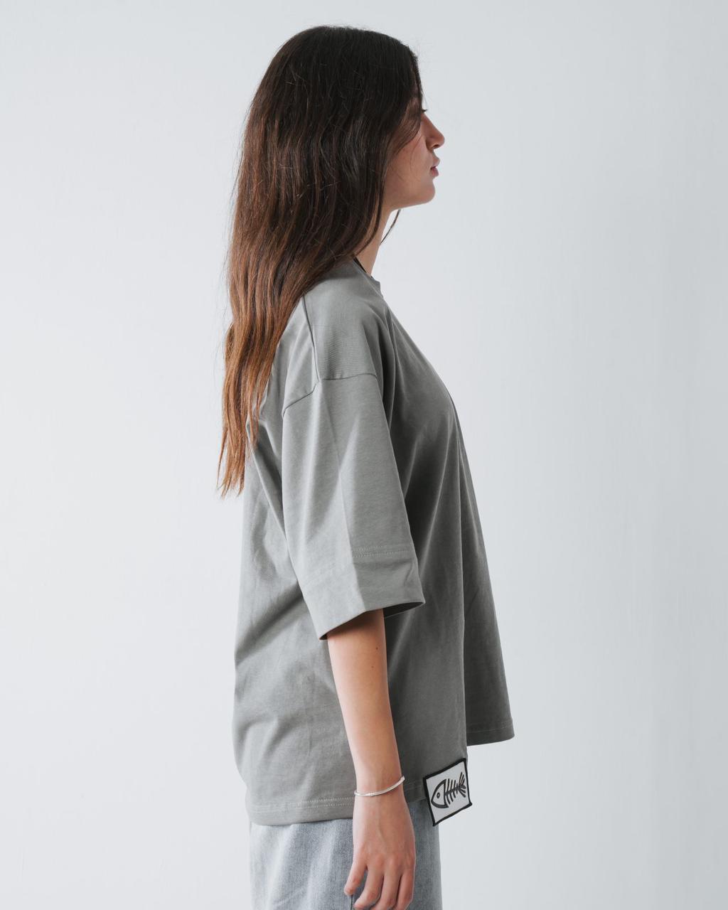 Grey News Flash Tee