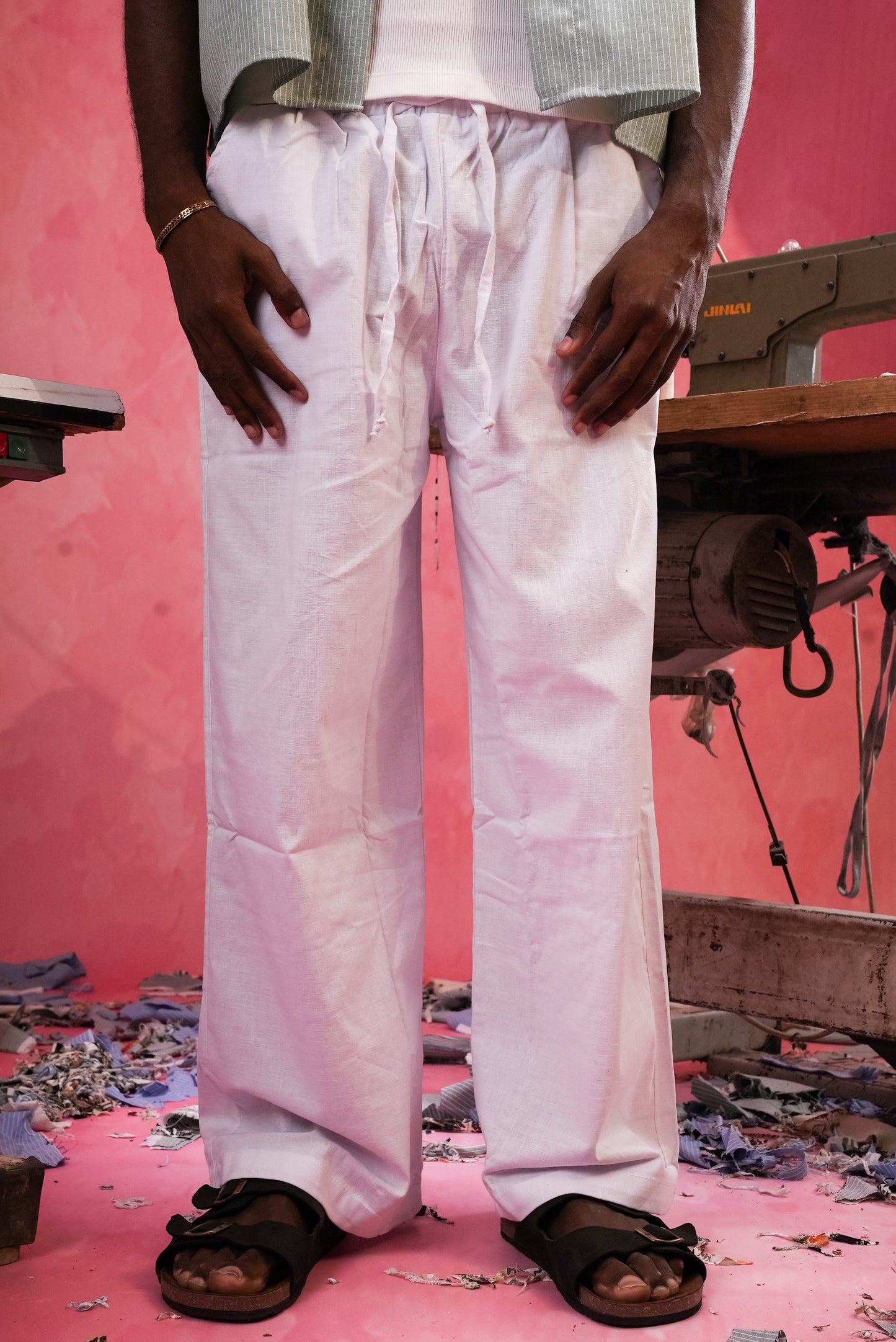 White Linen Pants