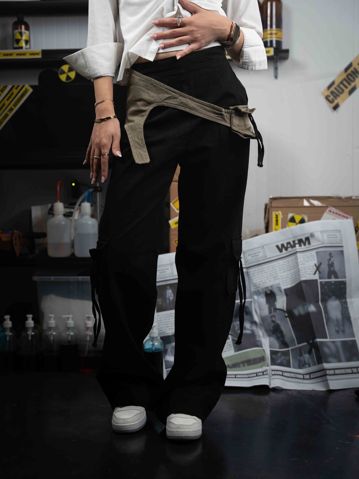 Double Belt Pants