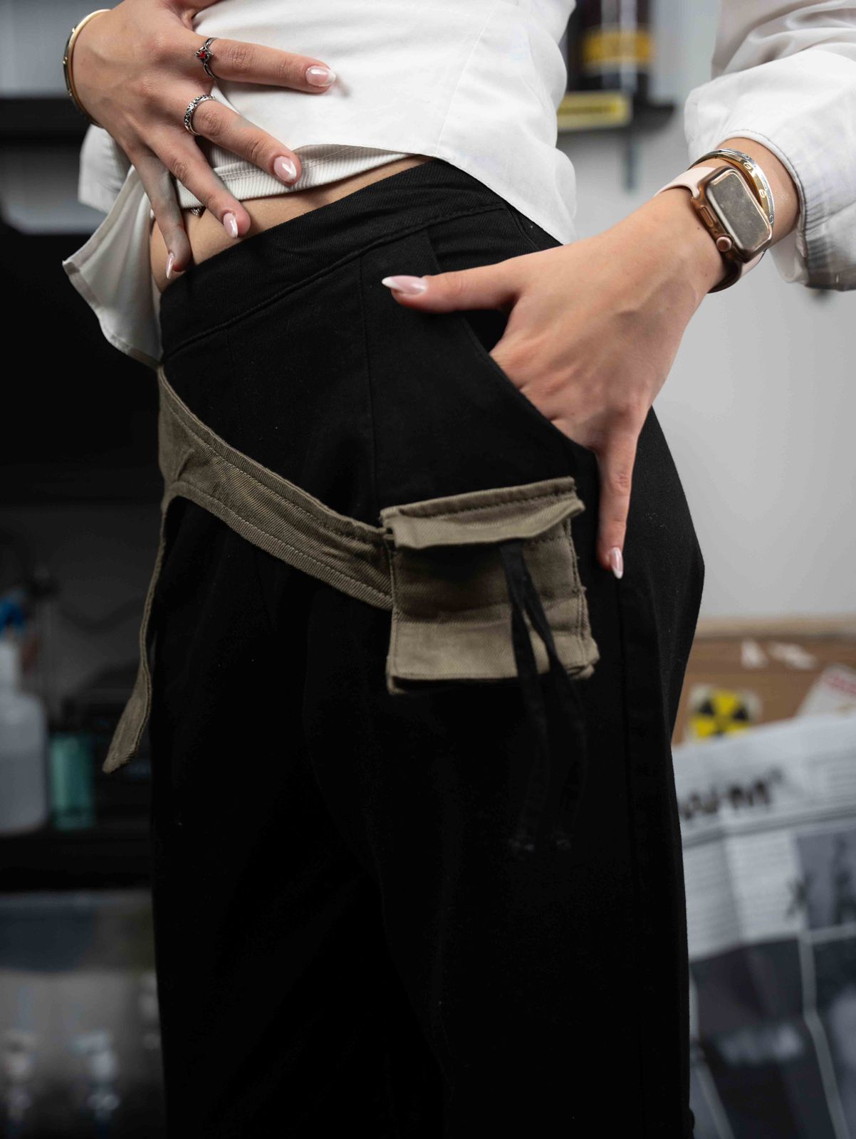 Double Belt Pants