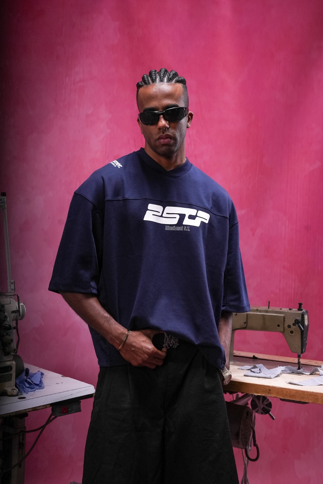 Navy Jersey Tee