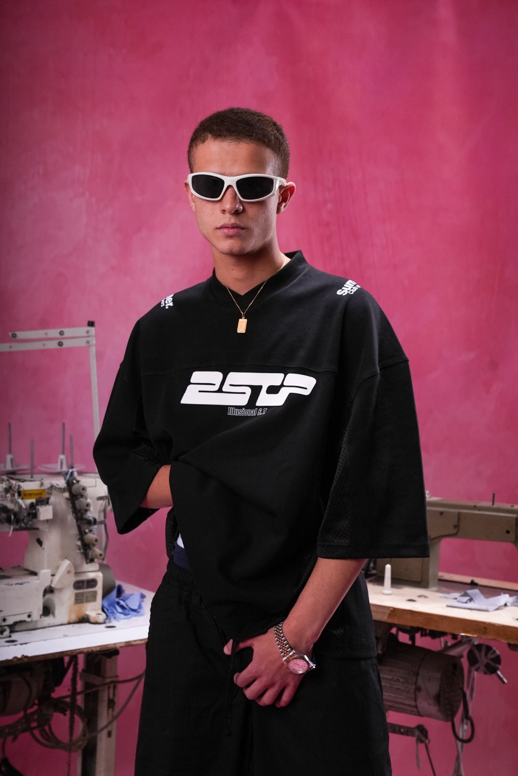 Black Jersey Tee